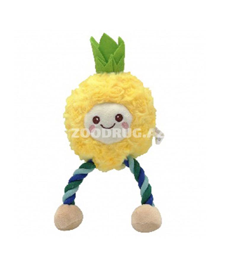Игрушка Nunbell #0159  для собак в виде забавного ананаса-яркая, мягкая и увлекательная игрушка, которая подходит как щенкам, так и взрослым собакам.