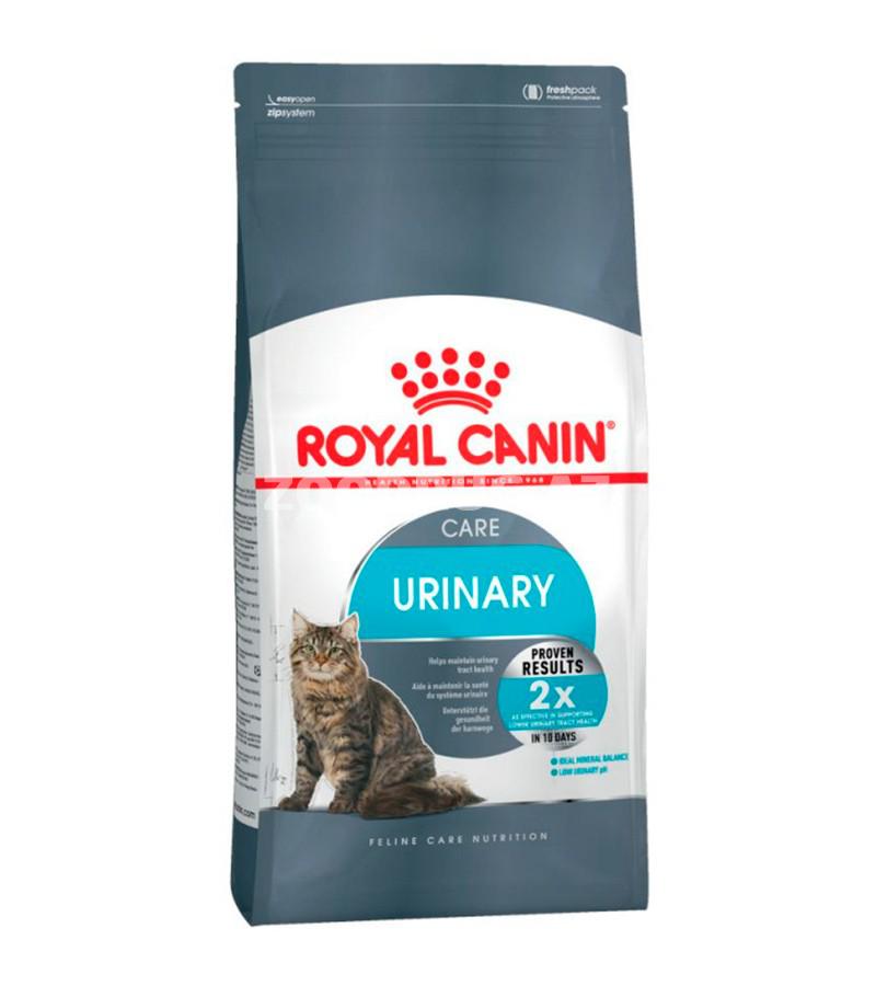 Сухой корм Royal Canin Urinary Care для взрослых кошек при профилактики мочекаменной болезни cо вкусом курицы.