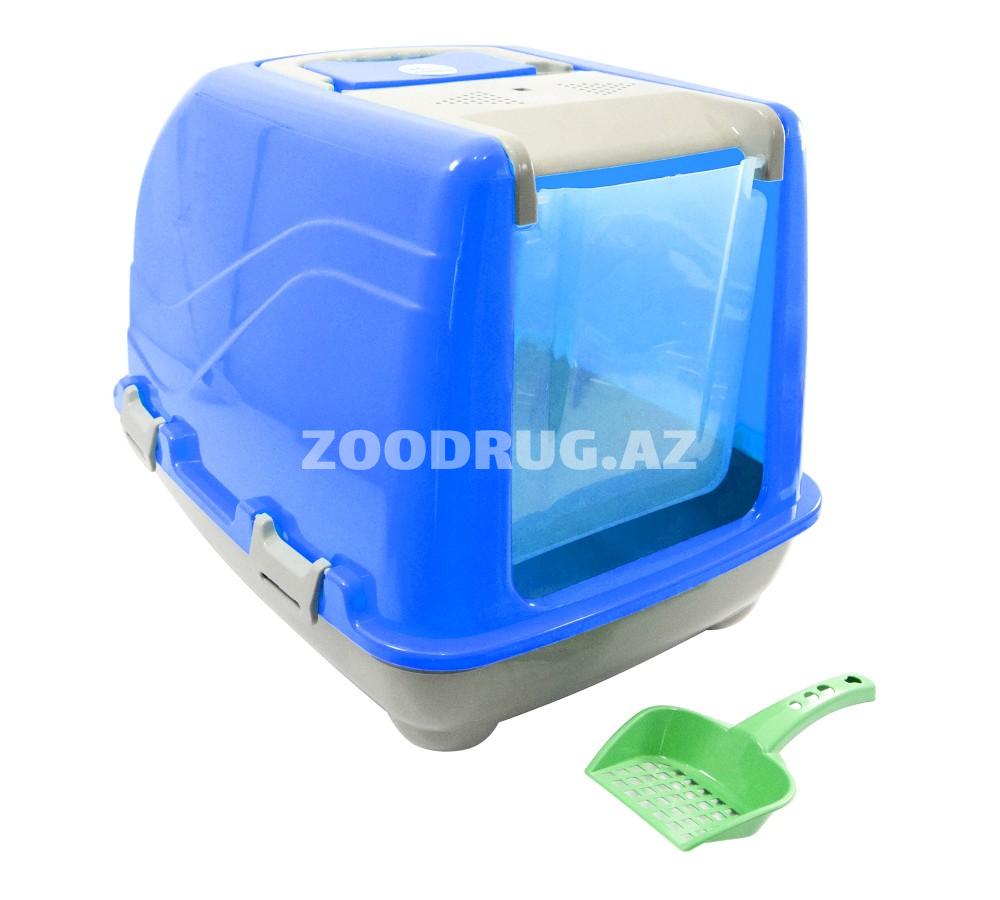 CaDoPet Cat Toilet Closed закрытий биотуалет для кошек 32х47х36 см