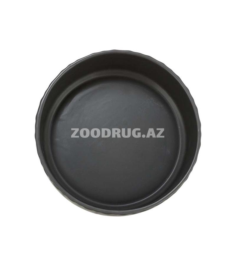 Миска Trixie Keramik Napf с узором для собак и кошек Цвет:Чёрный Объём:400 мл #25020