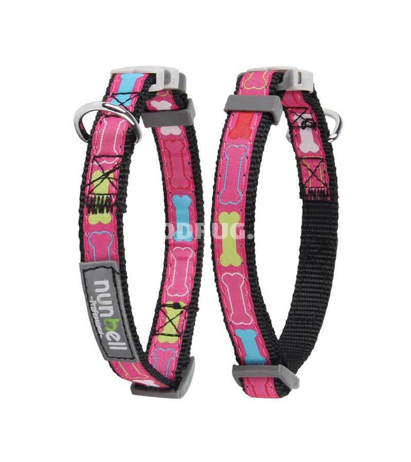 Ошейник нейлоновый для собак Nunbell с рисунком.