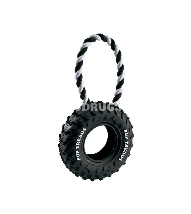 Ferplast Pup Treads iti oyuncağı — aktiv oyunlar və gündəlik məşqlər üçün nəzərdə tutulmuş möhkəm və interaktiv oyuncaqdır.