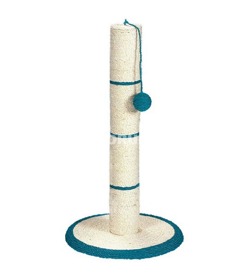 Когтеточка-столбик Trixie 4306 с игрушкой-практичный и компактный аксессуар для ухода за когтями вашей кошки 40x50x30sm