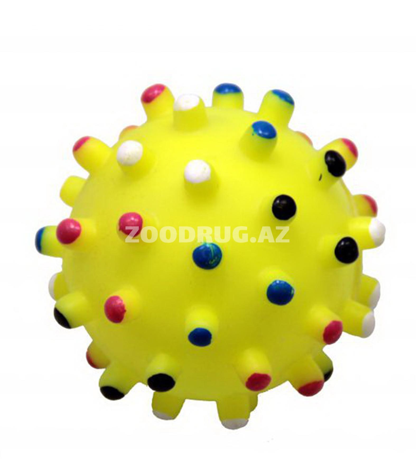 Игрушка Nunbell 0109 L Pet Latex Toys “Шипованный мяч” для собак.