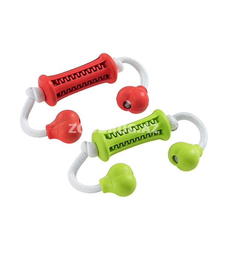 Игрушка Ferplast для собак с канатом и прорезиненным цилиндром 36x4xh4cm