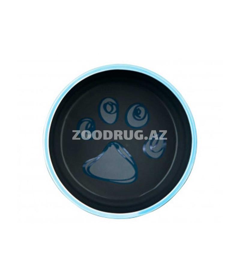 Миска Trixie Keramik Napf для собак и кошек Цвет:Чёрно-синий Объём:300 #24531