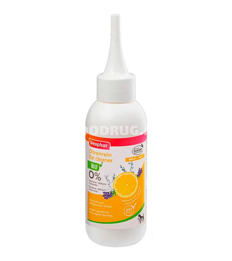Лосьон Beaphar Ear Cleaner Bio Milk для чистки ушей у собак и кошек. Объем: 100 мл.
