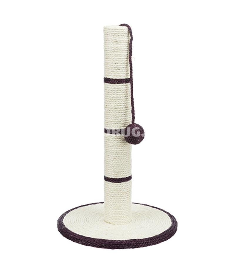 Когтеточка-столбик Trixie 4306 с игрушкой-практичный и компактный аксессуар для ухода за когтями вашей кошки 40x50x30sm