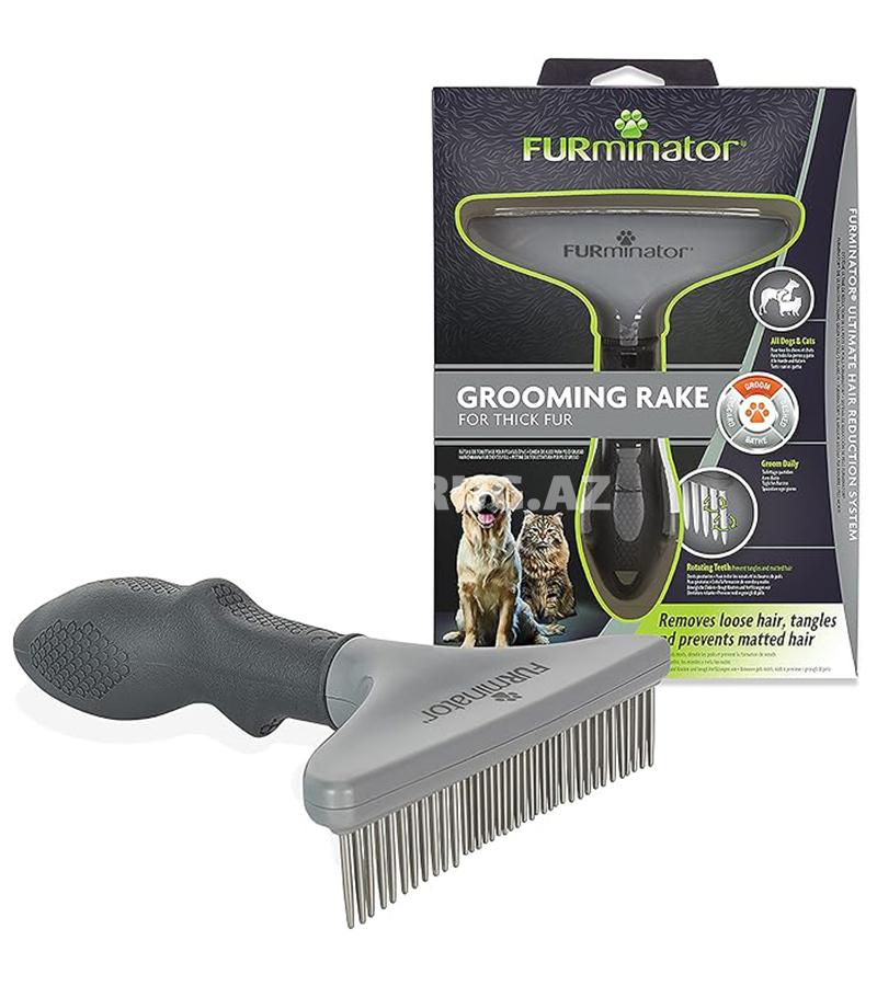 Универсальная расчёска-грабли Furminator-универсальная расчёска-грабли для кошек и собак с густой или длинной шерстью.