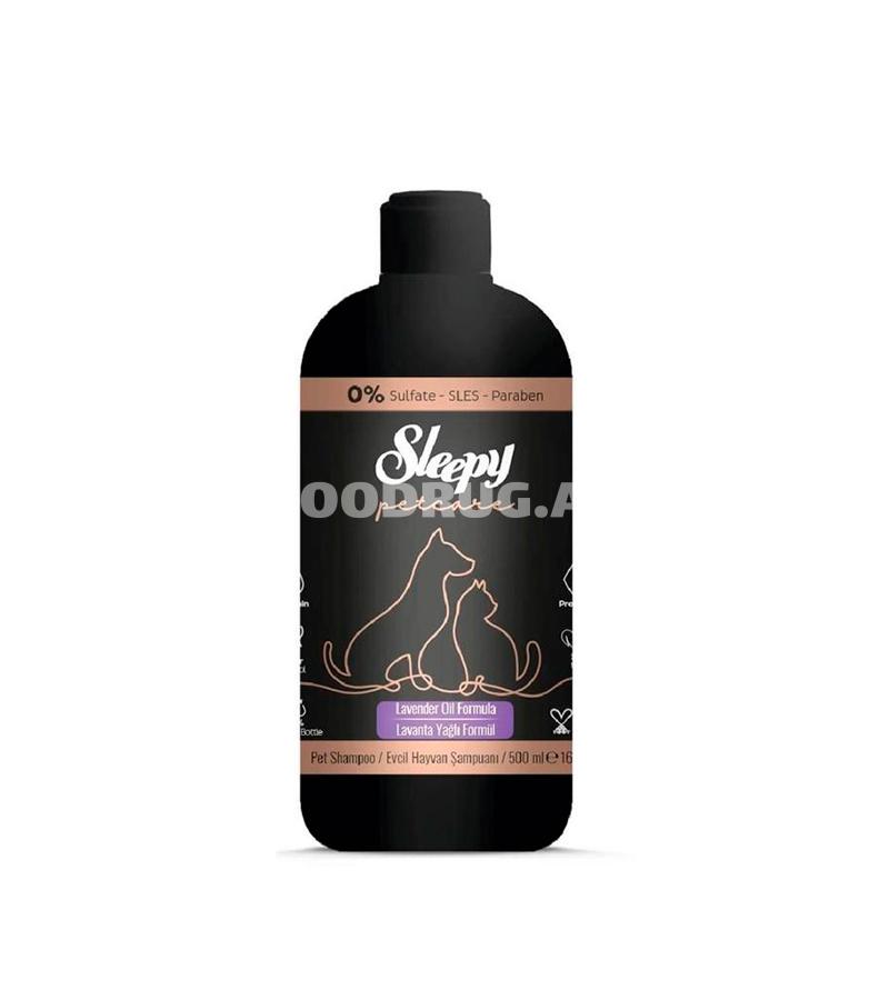 Шампунь Sleepy Petcare для домашних животных с лавандовым маслом 500 мл.