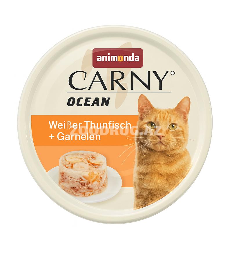 Animonda Carny Ocean konservi — Ağ tunas + karides