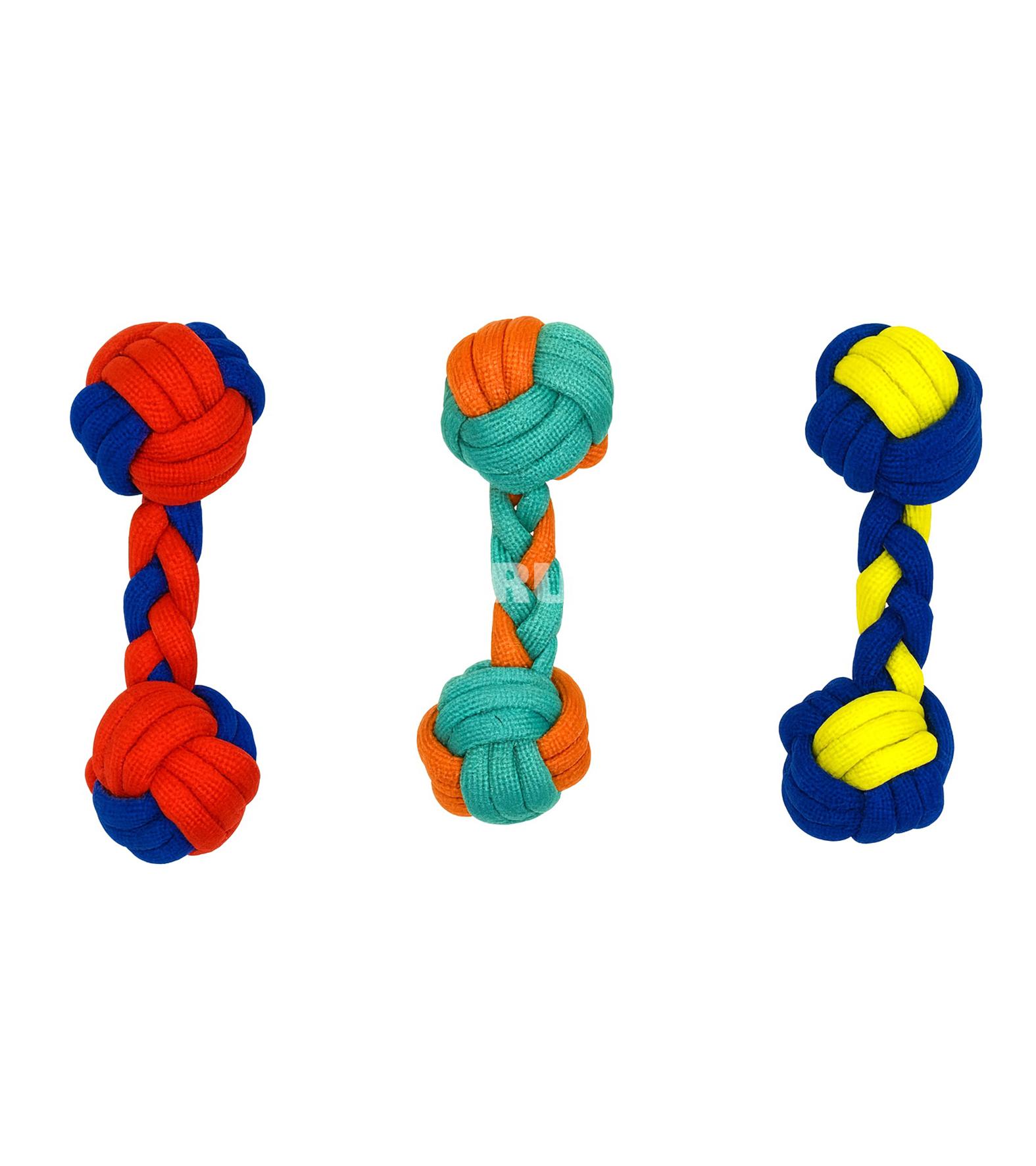 Игрушка-канат Nunbell 0149 прочная и яркая игрушка для собак, созданная для активных игр, перетягивания и жевания.