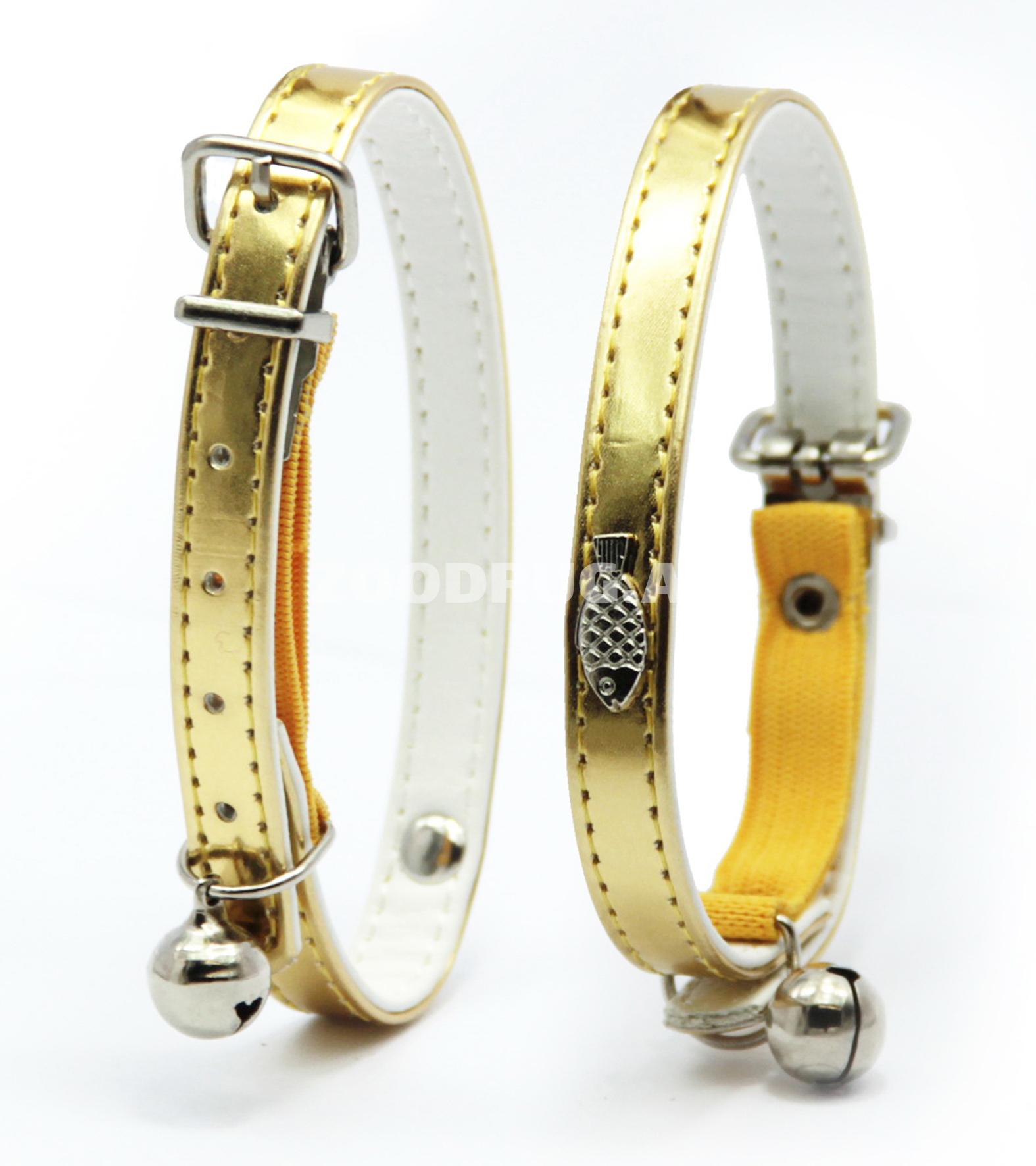 Ошейник для кошек Nunbell Cat Collar Gold-стильный аксессуар 1.0