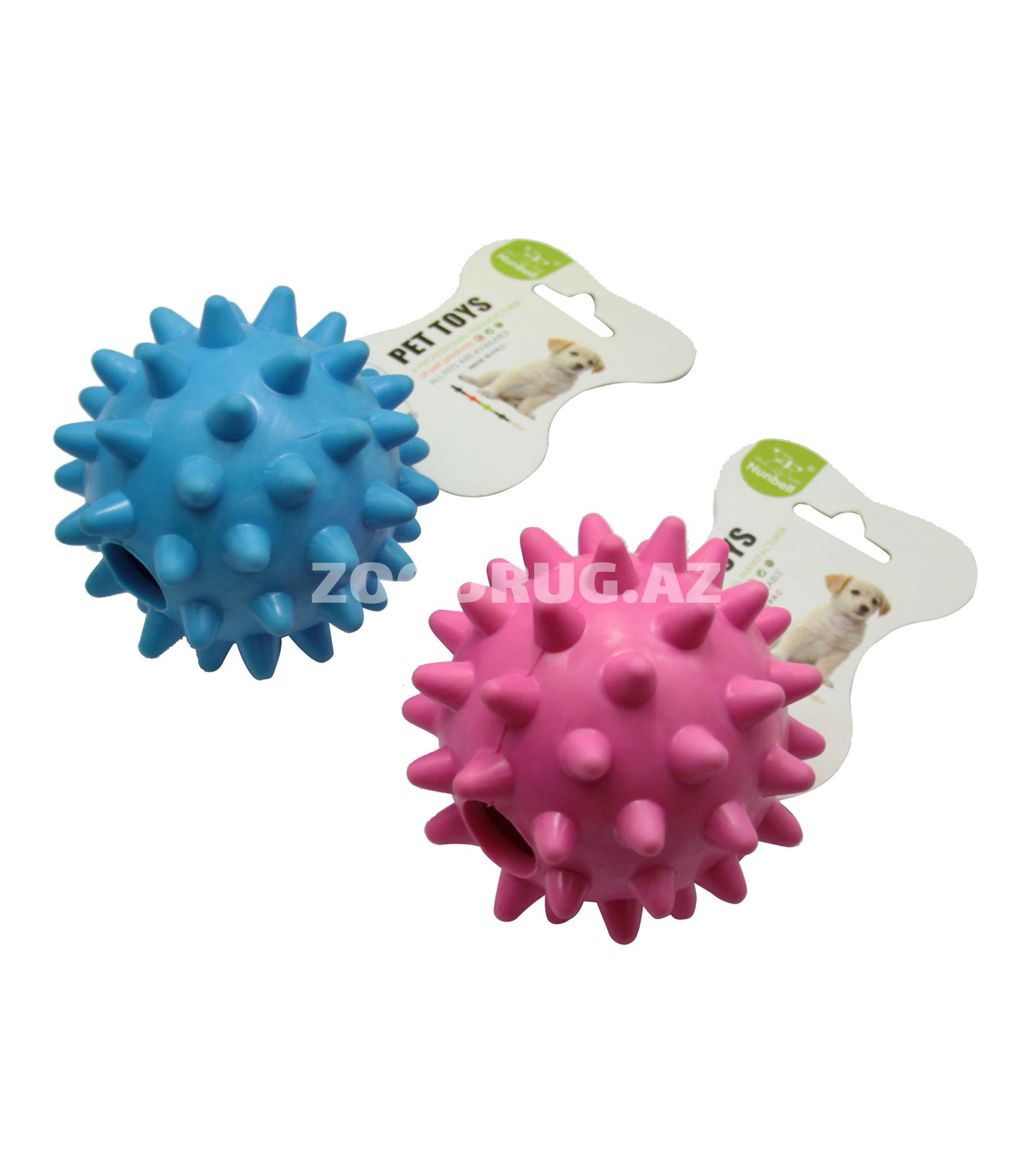 Игрушка Nunbell 0135 Pet Latex Toy “Ёжик мяч” для собак.