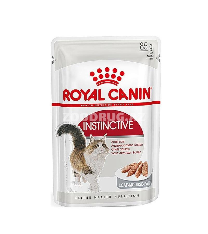 Влажный корм Royal Canin Instinctive Loaf для поддержания здорового веса, особенно у кошек с низкой активностью 85 гр.