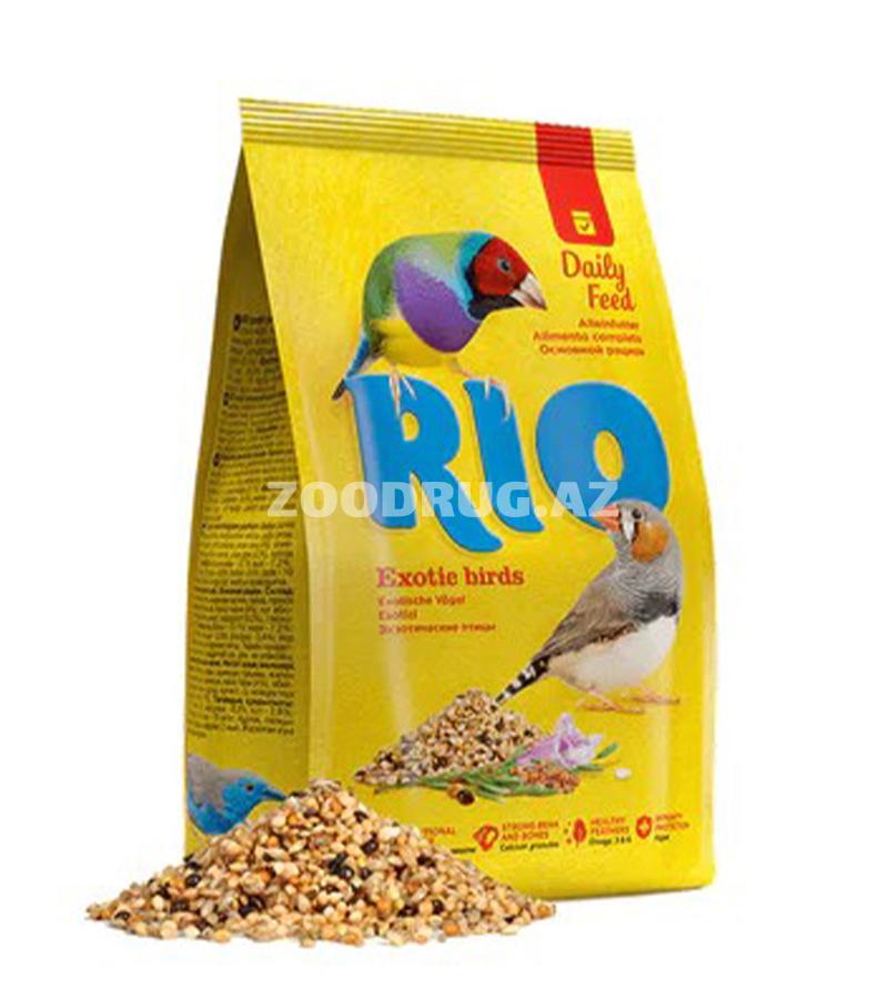 Корм RIO для экзотических птиц-полноценная ежедневная смесь, разработанная специально для зебровых амадин,японских амадин,гулдовых амадин 500г