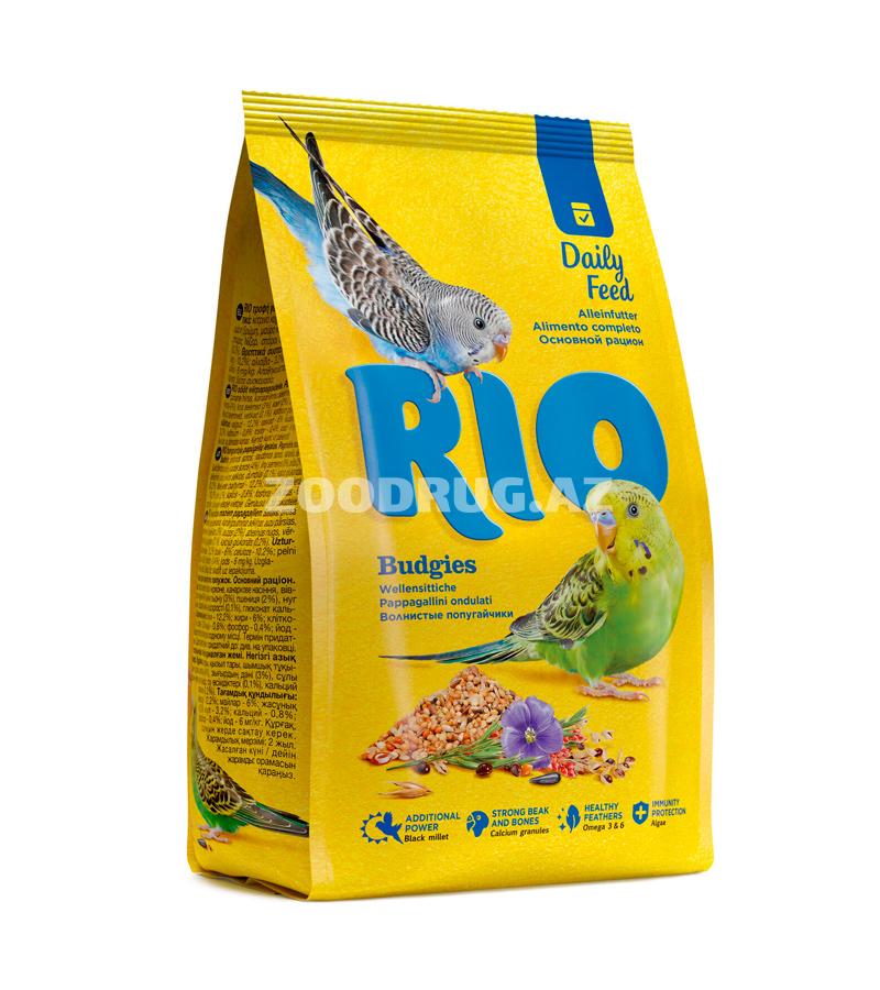 Корм Rio полноценный, сбалансированный для волнистых попугаев 500 гр.