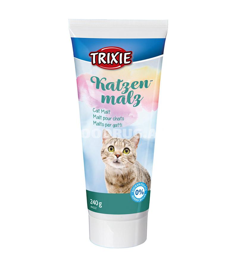 Витаминная паста Trixie Katzen-malz Hairball Control для вывода шерсти из желудка у кошек 240 гр.
