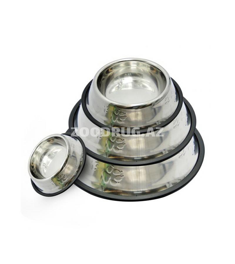 Миска металлическая для домашних животных Nunbell.