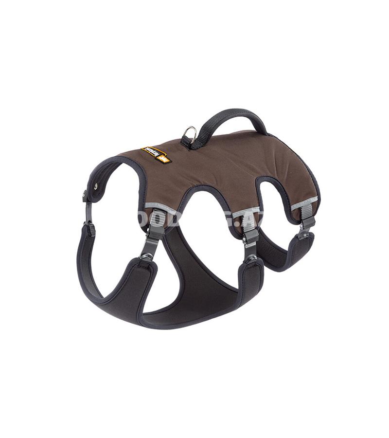 ERGOTREKKING P M jileti — 30 kq-a qədər itlər üçün ergonomik jiletdir. Qəhvəyi rəngdədir. (A: 37–47 sm, B: 55–65 sm, C: 50–60 sm, L: 25 sm