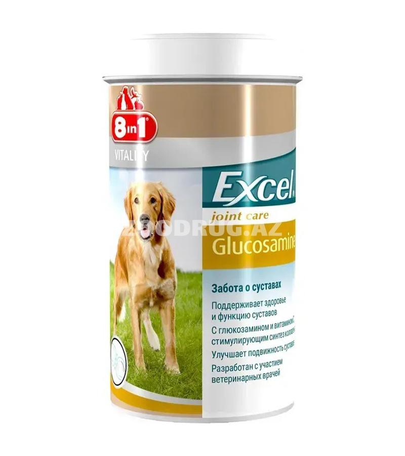 Vitaminlər 8in1 Excel Glucosamine — bütün cins itlərin oynaqlarını dəstəkləmək üçün nəzərdə tutulmuş kompleks əlavədir.