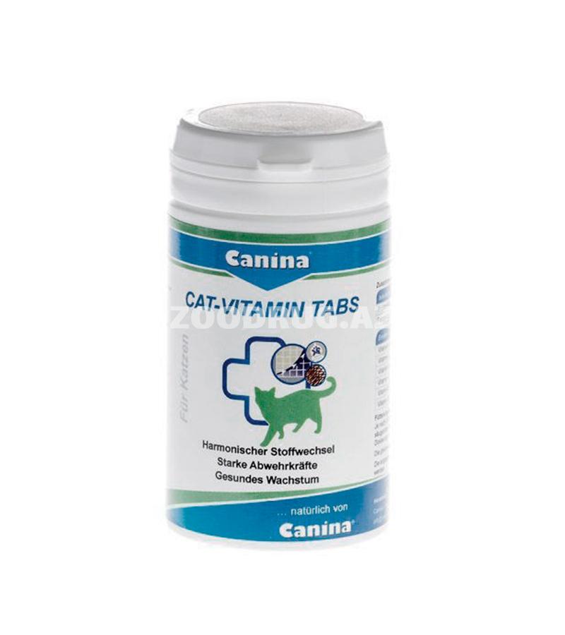 Витаминно-минеральный комплекс Canina Cat-Vitamin Tabs для иммунитета и обмена веществ 50 гр.