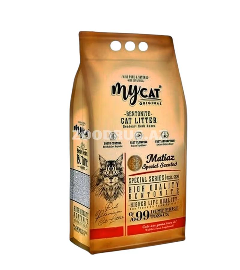 Наполнитель для кошачьего туалета MyCat Matiaz — со специальным ароматом парфюма
