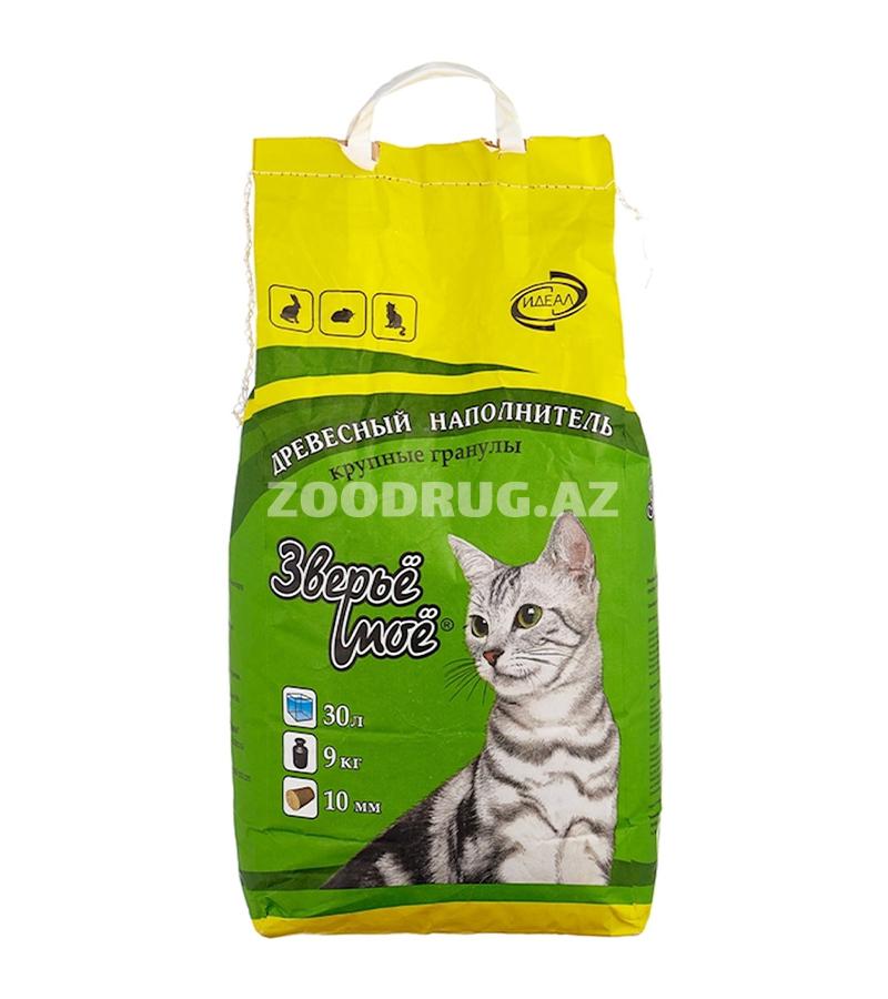 Zveryo Moe ağac doldurucusu, iri qranullar-pişik tualeti və xırda ev heyvanları üçün təbii və effektiv seçimdir.