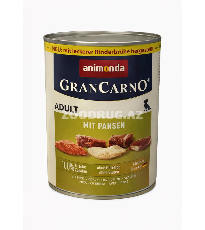 Влажный корм Animonda GranCarno Adult с рубцом для взрослых собак 800г.#82806