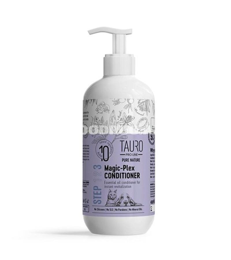Кондиционер Tauro Pro Line Pure Nature Magic-Plex Conditioner - профессиональный кондиционер для интенсивного восстановления и ухода за шерстью 400ml.