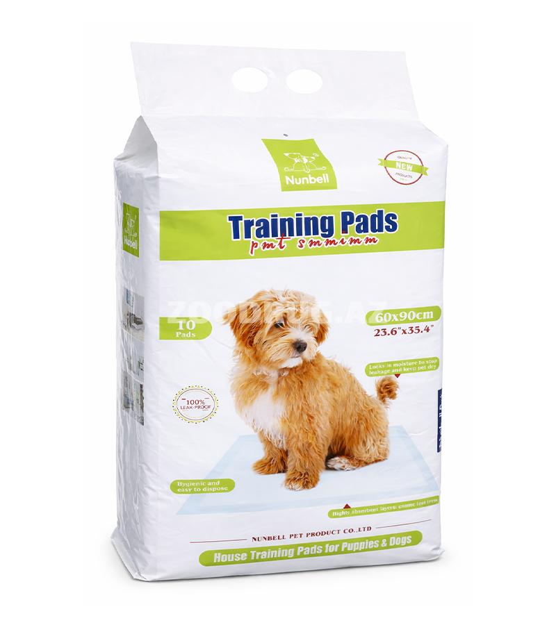 Пелёнки Nunbell Training Pads для щенков и собак. Размер 60×90 см, 10 штук #2909.