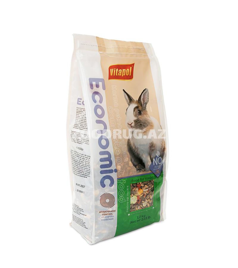 Полнорационный корм Vitapol Economic для кроликов 1.2кг.#0126