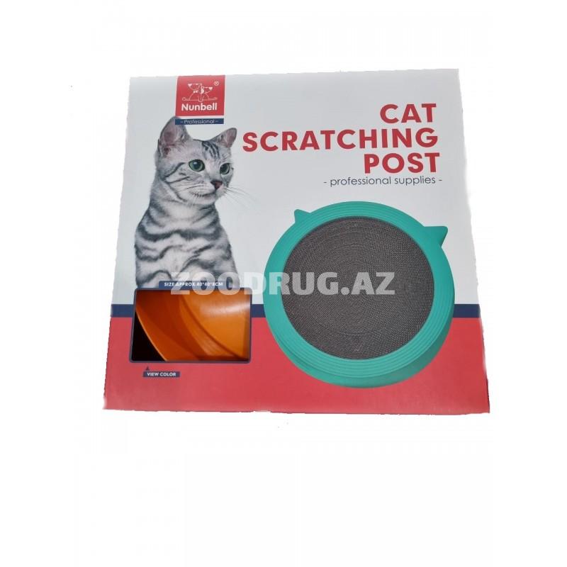 Pişiklər üçün Nunbell #267 karton dırnaq itiləmə taxtası. Ölçü: 40×40×8 sm.