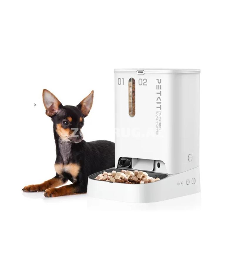 PETKIT YumShare Dual-Hopper with Camera-iki bölməli və HD kameraya sahib ağıllı avtomatik yemləyici