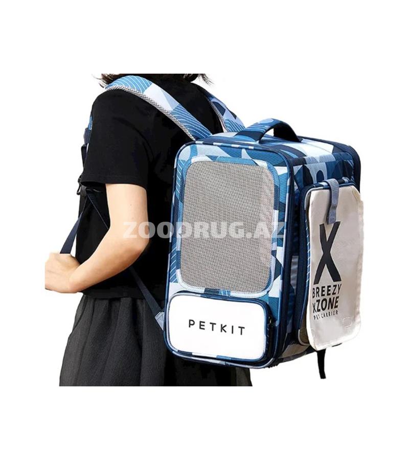 Рюкзак-переноска PETKIT Breezy XZone представляет собой современное и удобное решение для транспортировки кошек и мелких собак.