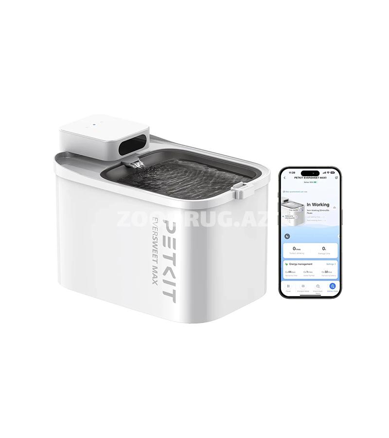 PETKIT Eversweet MAX-pişik və itlər üçün ağıllı avtomatik içməli su fontanı