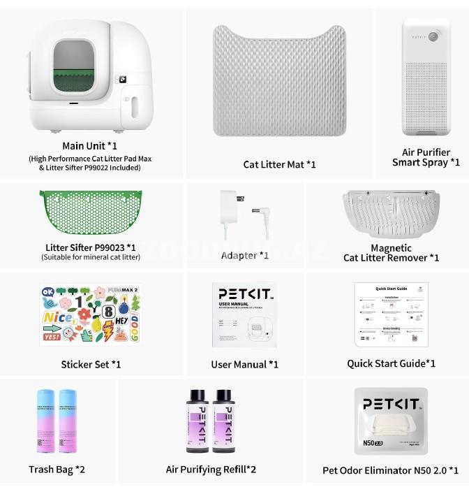 Avtomatik ağıllı pişik tualeti PETKIT PURA MAX 2