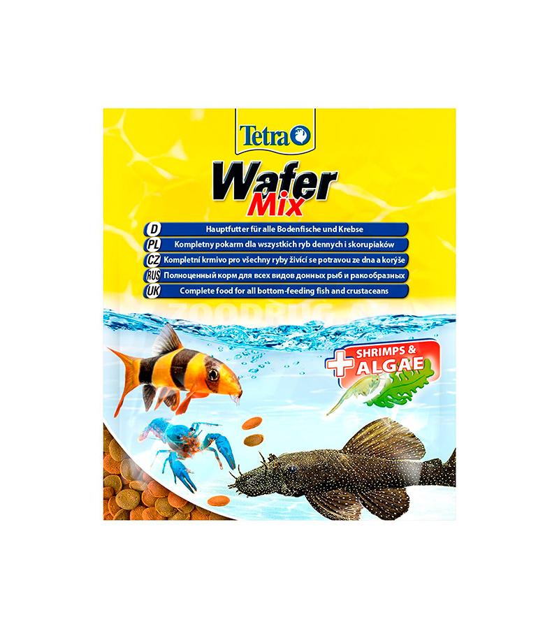 Tetra Wafer Mix полноценный корм для мелких донных рыб таблетки 15 гр.