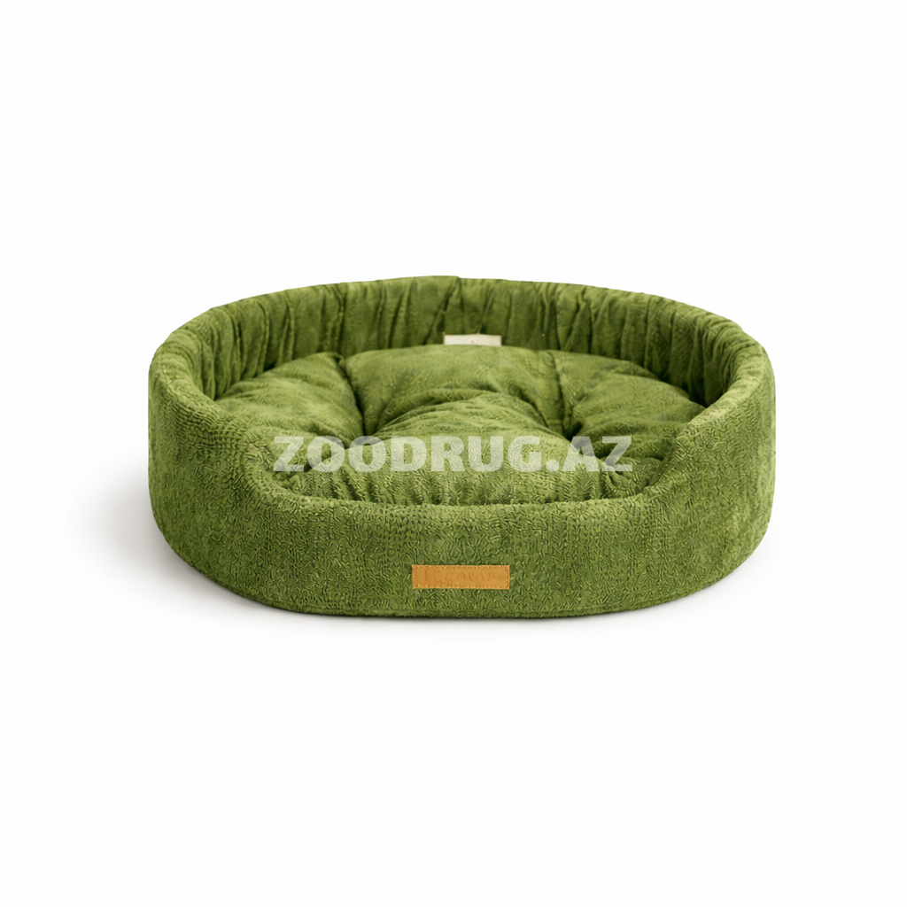 Лежанка Casur для собак и кошек зеленого цвета 55x41xh15см #4020014