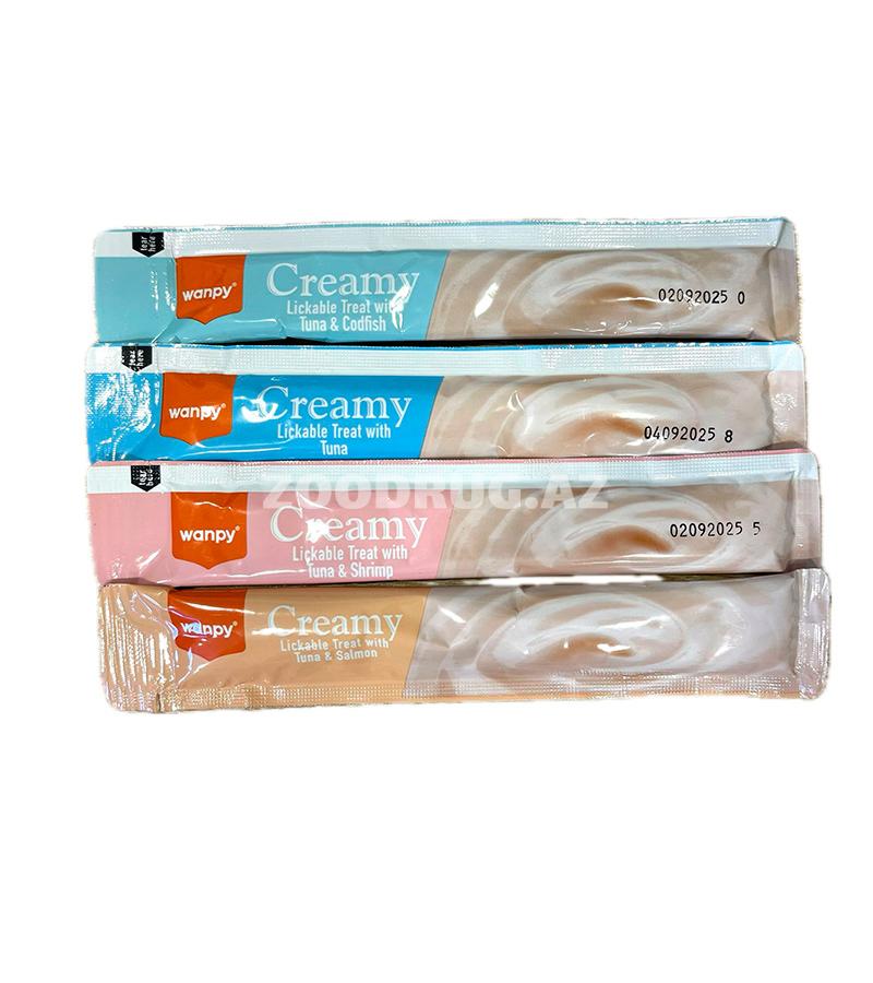 Лакомство Wanpy Creamy крем для кошек 1 шт 14 гр.
