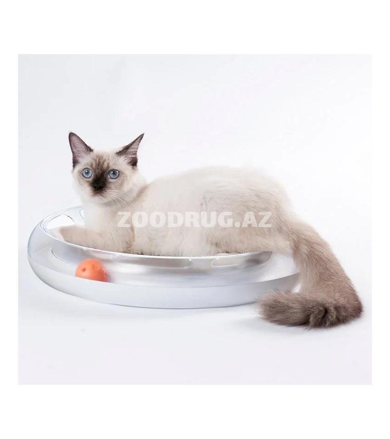 Игровая площадка-когтеточка Petkit для кошек с вращающимися мячиками.