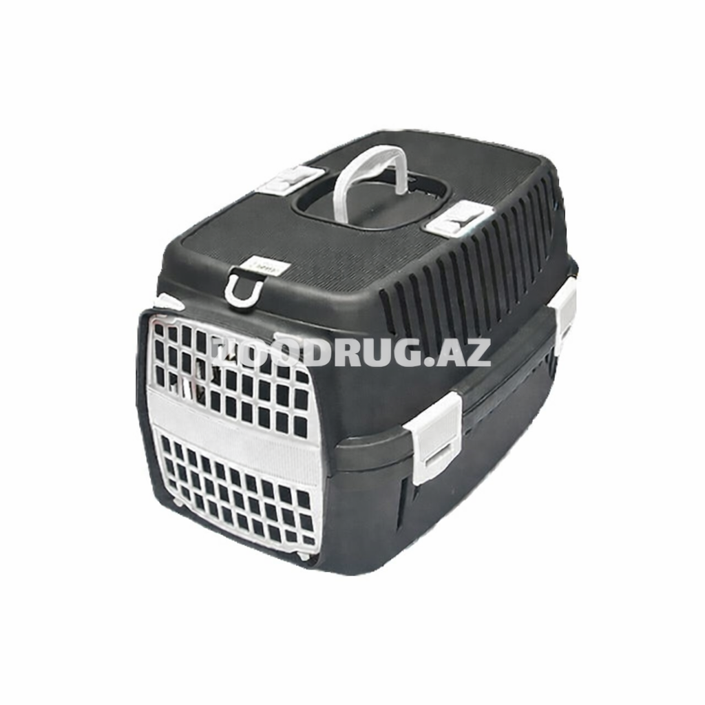 Переноска для животных-удобный и безопасный бокс для транспортировки кошек, щенков и мелких пород собак.Цвет:Белый