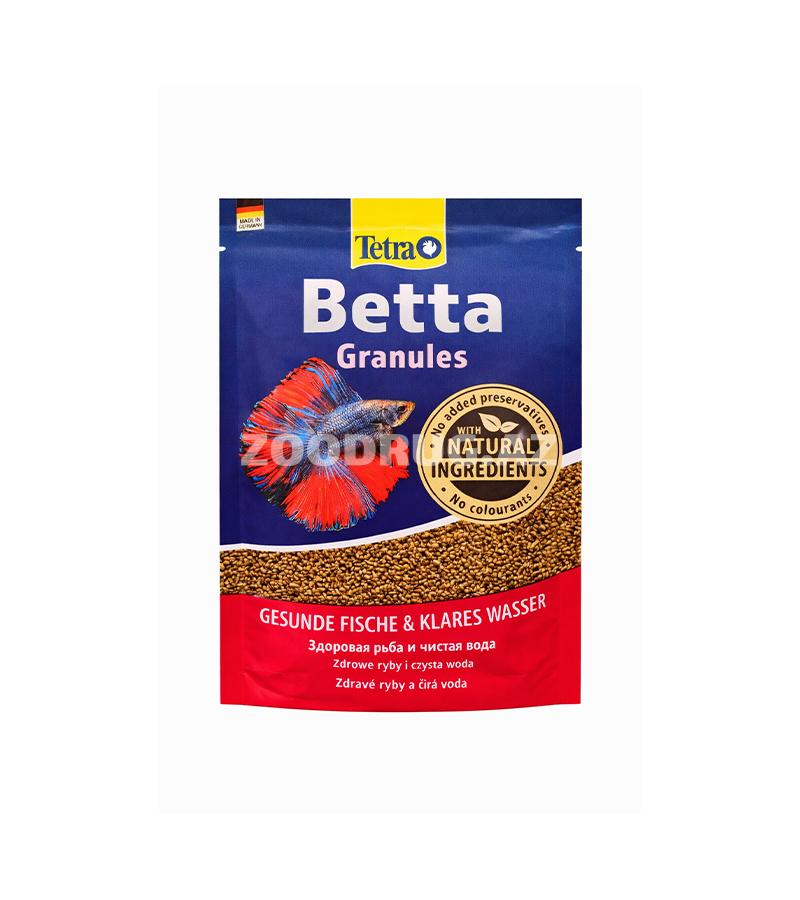 Tetra Betta Granules-сбалансированный полноценный корм в виде мелких гранул, специально разработанный для бетта(Betta splendens). 5гр