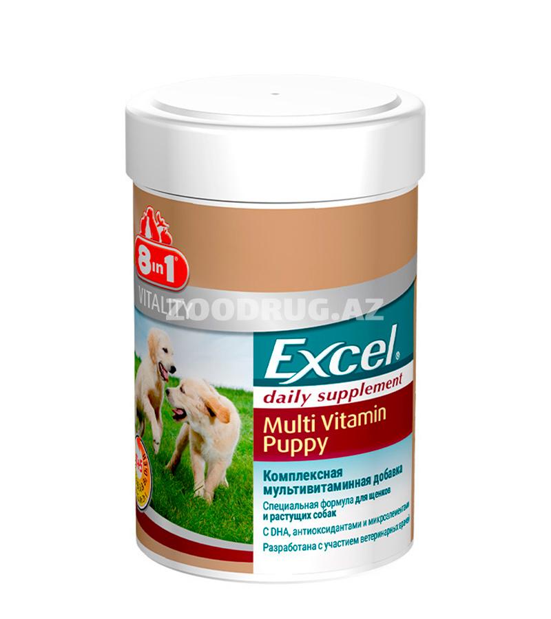 Витамины 8in1 Exsel Multi Vitamin Puppy Мультивитамины для щенков 100 табл.