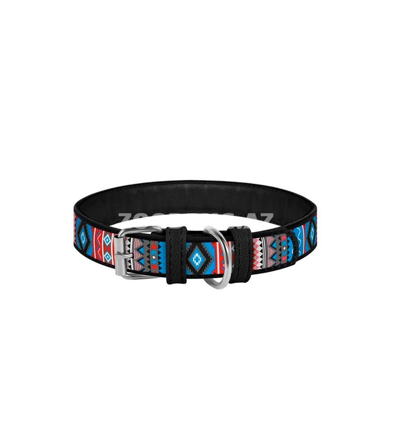 Ошейник Collar узорами. Цвет: Черный. Размер: 19-25 см.