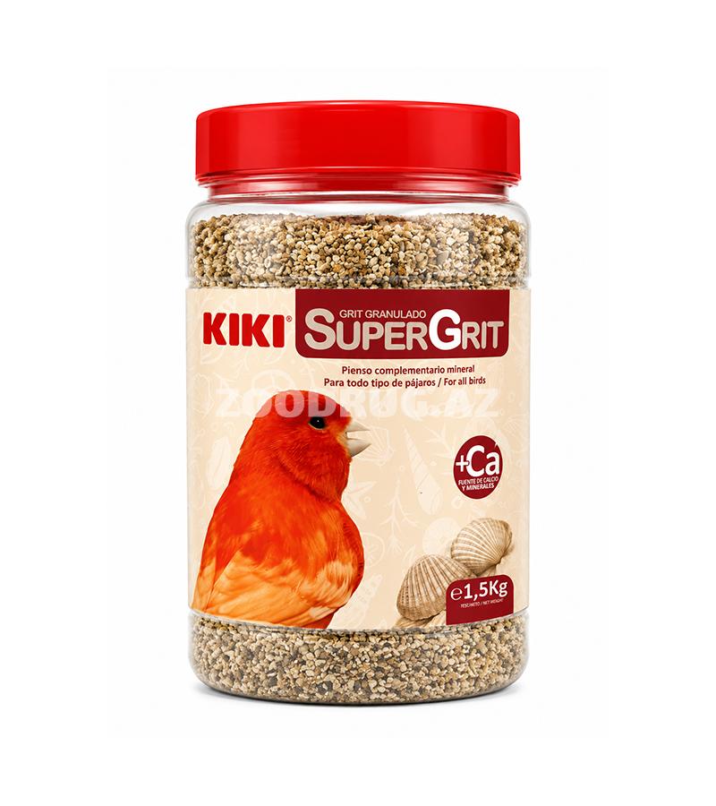 Минеральная добавка KIKI SuperGrit - для всех видов декоративных птиц, необходимая для поддержания здоровья и правильного пищеварения 1,5 кг #417.