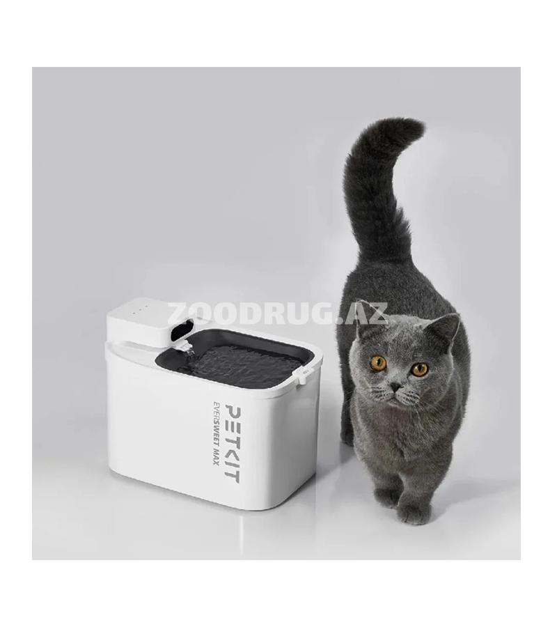Поилка-фонтан PETKIT Eversweet MAX-это умная автоматическая система подачи свежей воды для кошек и собак, созданная для максимальной гигиены и удобства.