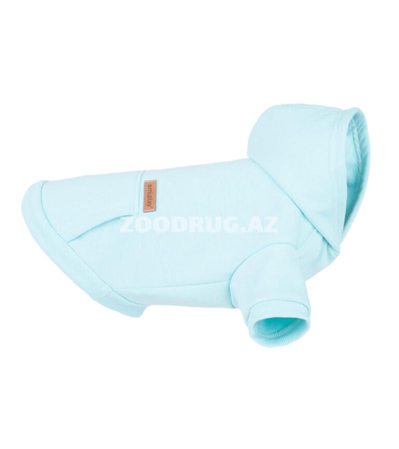 Толстовка Amiplay Hoodie Yorkshire Terrier Цвет: Голубой. Размеры: g 30 см. b 32 см. d 46 см. Код товара: 254329.