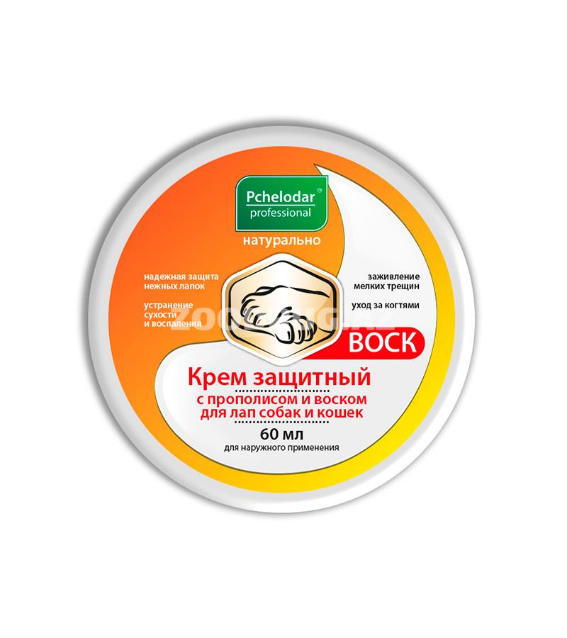 Крем защитный Pchelodar с прополисом и воском для лап собак и кошек 60 мл.