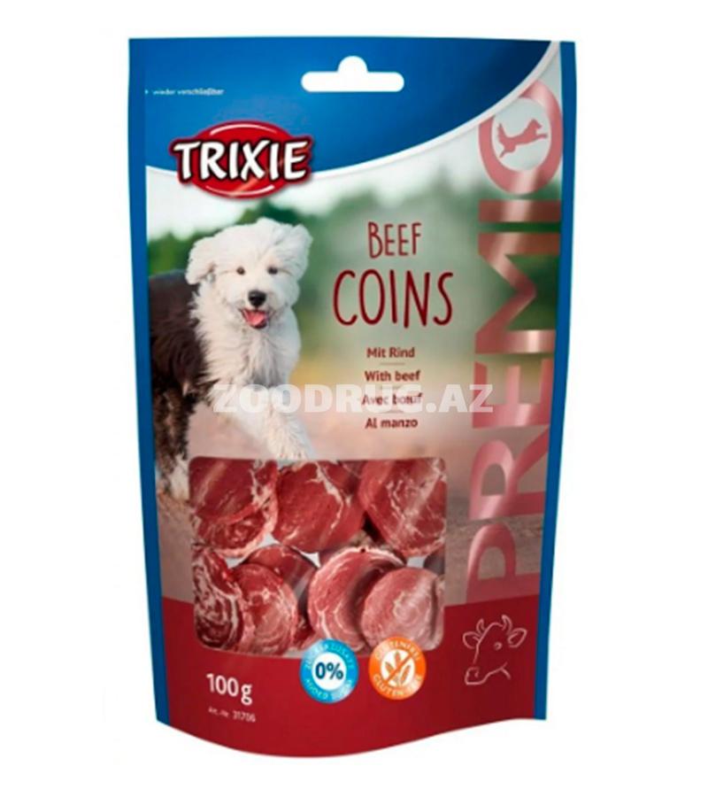 Лакомство Trixie Premio Beef Coins для собак медальоны с говядиной 100 гр.